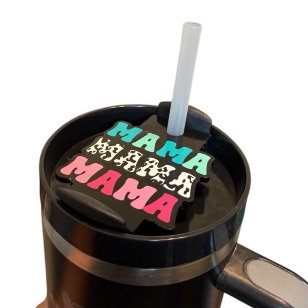 Colorful Mama Name Plate for Stanley 40oz Tumbler Accessories